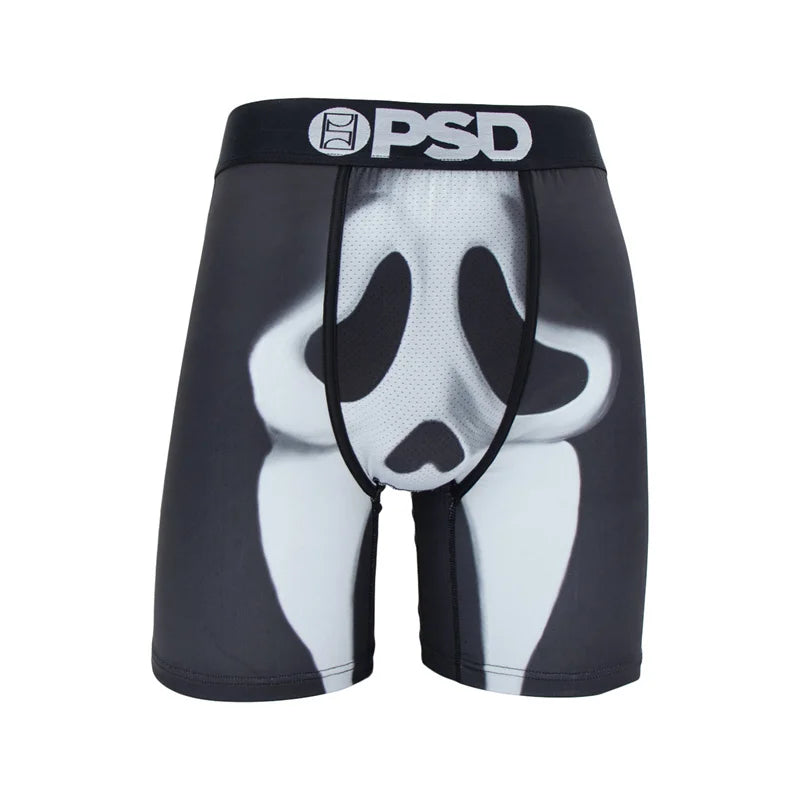 1Pcs Sexy Men Underwear Boxers Fashion Print Underpants Male Boxers Men's Panties Plus Size Breathable Man Boxer Briefs Trunks