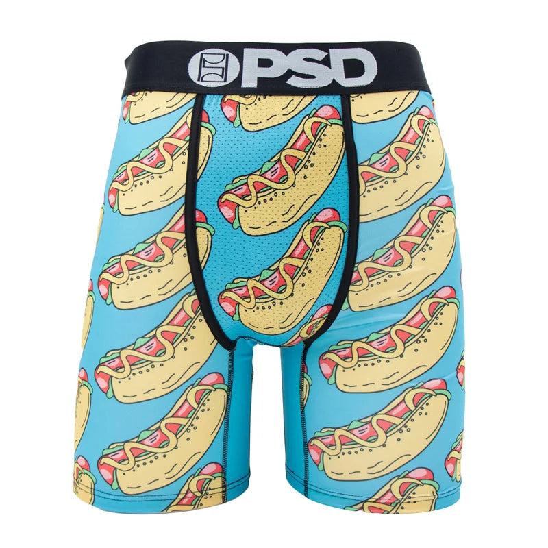 1Pcs Sexy Men Underwear Boxers Fashion Print Underpants Male Boxers Men's Panties Plus Size Breathable Man Boxer Briefs Trunks