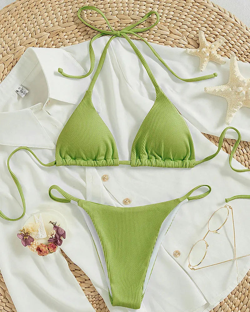 2025 Swimwear Women Beach Pad Bikini Swimsuit Maio Biquinis Femme Mujer Banador Badpak Dames Monokini Stroj kapielowy