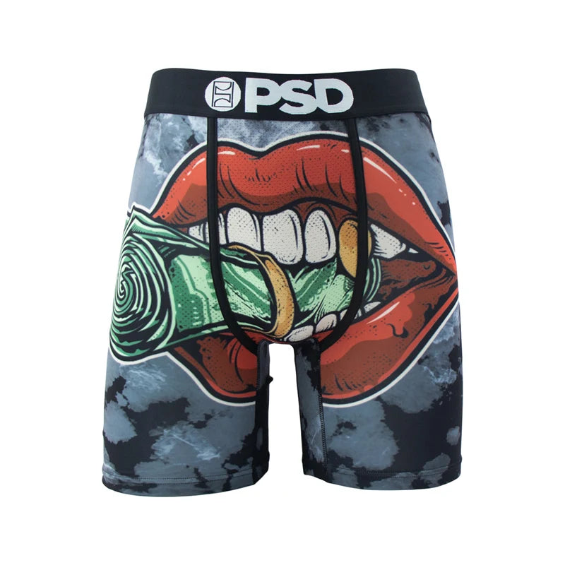 1Pcs Sexy Men Underwear Boxers Fashion Print Underpants Male Boxers Men's Panties Plus Size Breathable Man Boxer Briefs Trunks