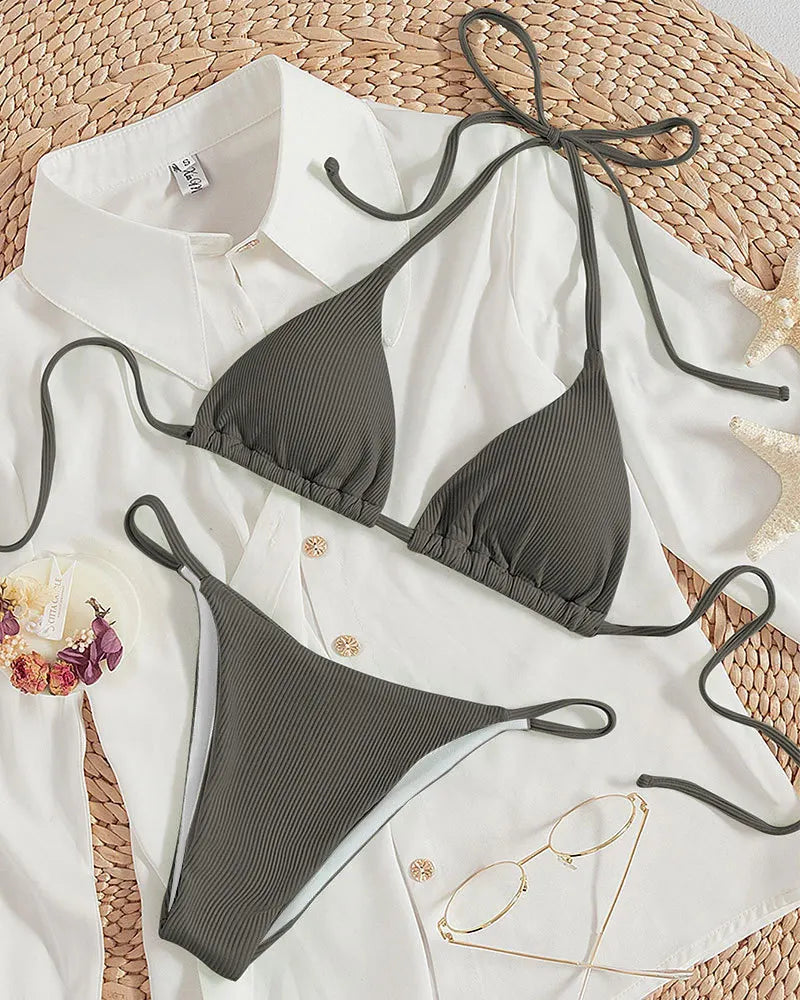 2025 Swimwear Women Beach Pad Bikini Swimsuit Maio Biquinis Femme Mujer Banador Badpak Dames Monokini Stroj kapielowy